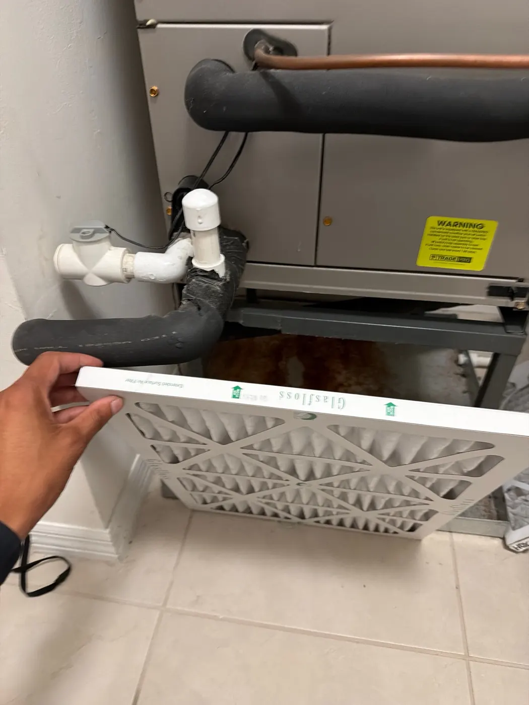 HVAC filter replacement maintenance